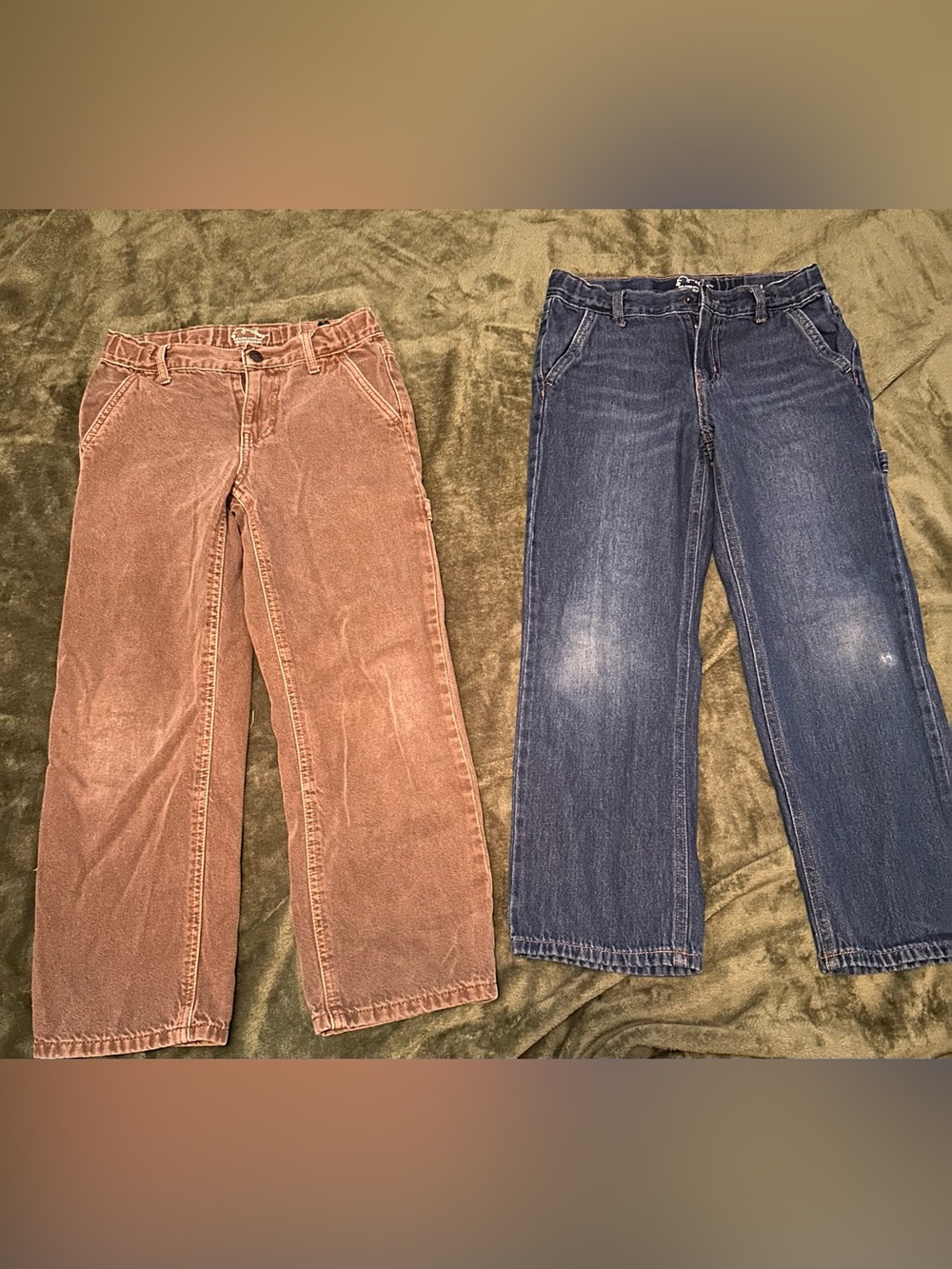 art class Boys Two-Pack Jeans in Brown Wash and Dark Blue Denim